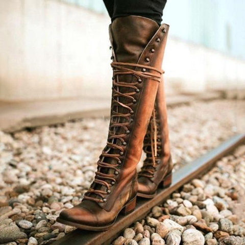 tall lace up boots for women